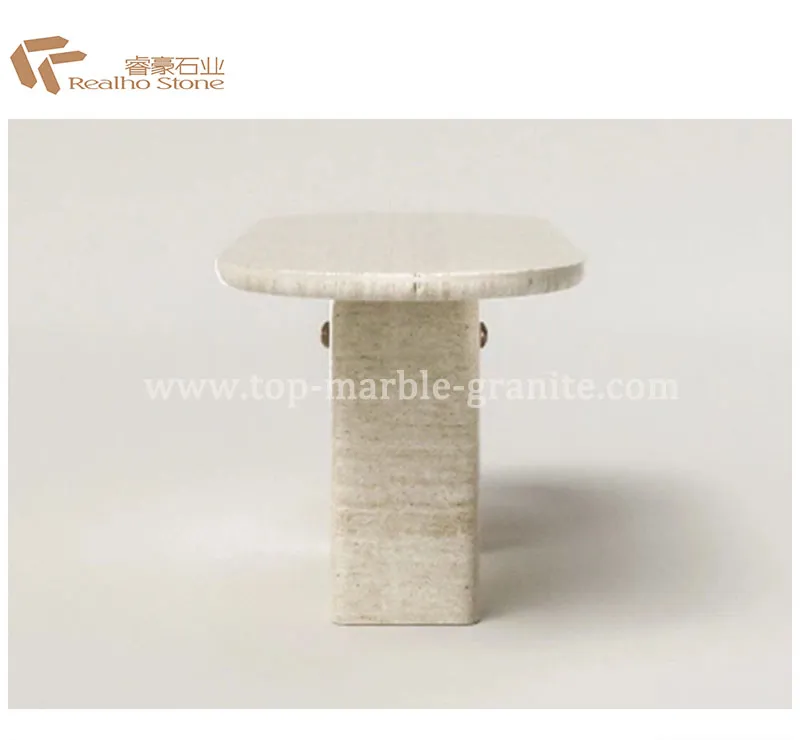 oval travertine table oval travertine table