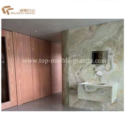 लिविंग रूम लक्जरी अफगानिस्तान ग्रीन गोमेद टाइल