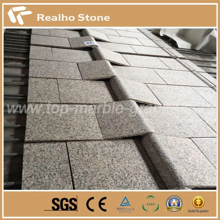 Granite Tile Wall Cladding Design Flamed China Rosa Porrino Xili Red For Project