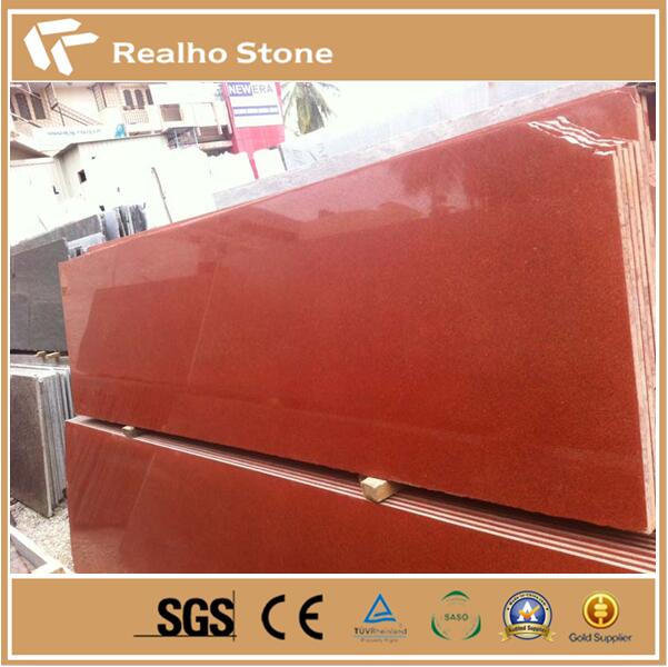 Polished India Lakha Red Granite Slabs