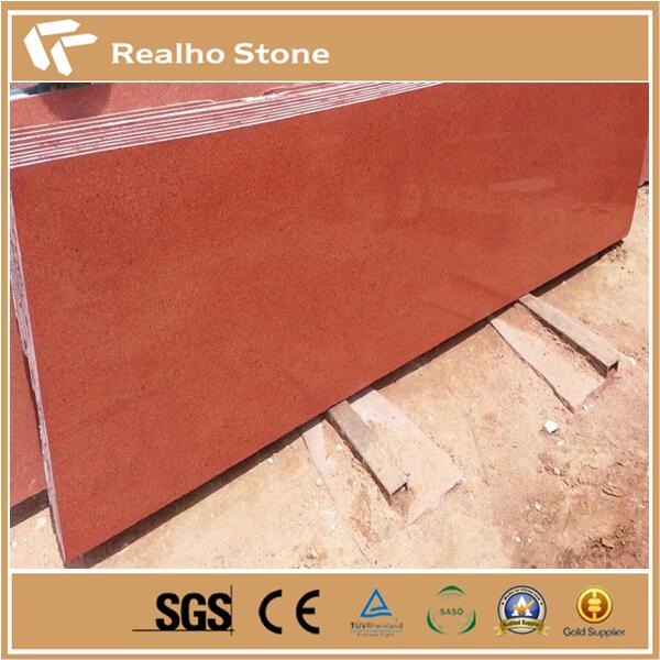 Polished India Lakha Red Granite Slabs