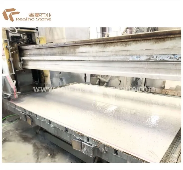 White Cement Terrazzo Flooring Tiles