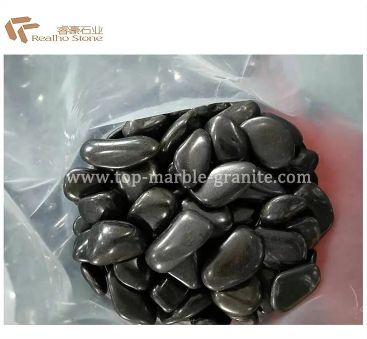 white pebbles