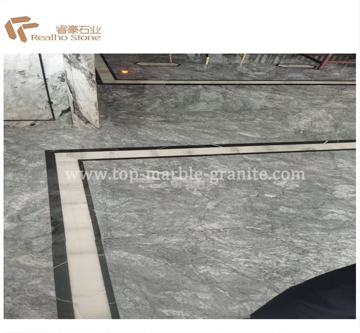 Silver Grey Marble Flooring