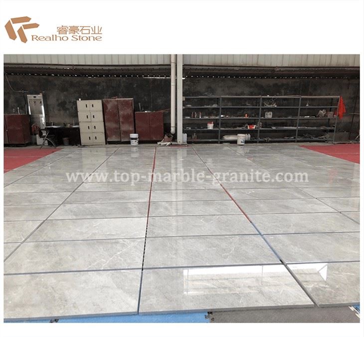 Persian Silk Grey Marble Tile Polished