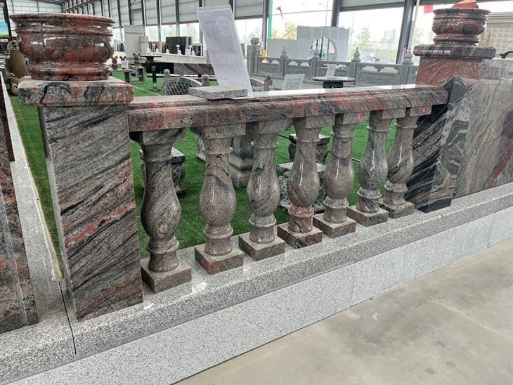 stone baluster railing