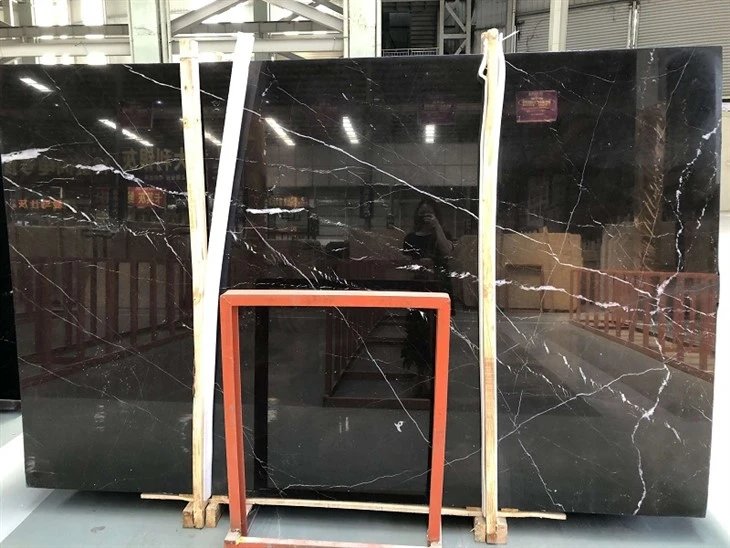 ब्लैक मार्क्विना मार्बल स्लैब